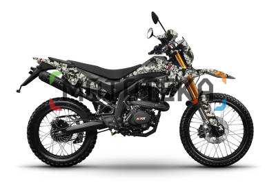 Мотоцикл кроссовый / эндуро Minsk (Минск) X250 Enduro CAMO M1NSK с ПТС