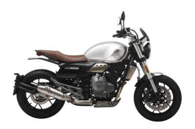 Мотоцикл дорожный CYCLONE (Циклон) RE5 (SR600) 2024 серебристый с ПТС