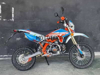Питбайк Мотомир X - MOTOS RX 125 17/14 голубой/красный
