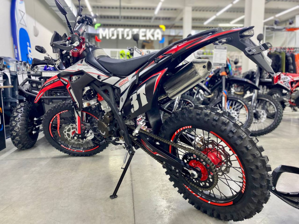 Мотоцикл кроссовый / эндуро Regulmoto (Регулмото) CR - Z 300 красный/чёрный с ПТС | Мототека