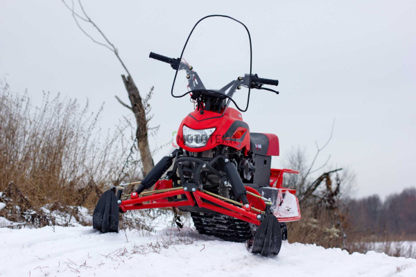 Снегоход Irbis (Ирбис) Dingo T200 (Ирбис Динго Т200) чёрный/красный с ПСМ | Мототека