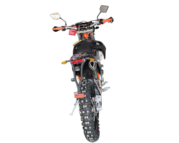 Мотоцикл кроссовый / эндуро X - MOTOS CBRL3 чёрный/оранжевый/голубой с ПТС | Мототека